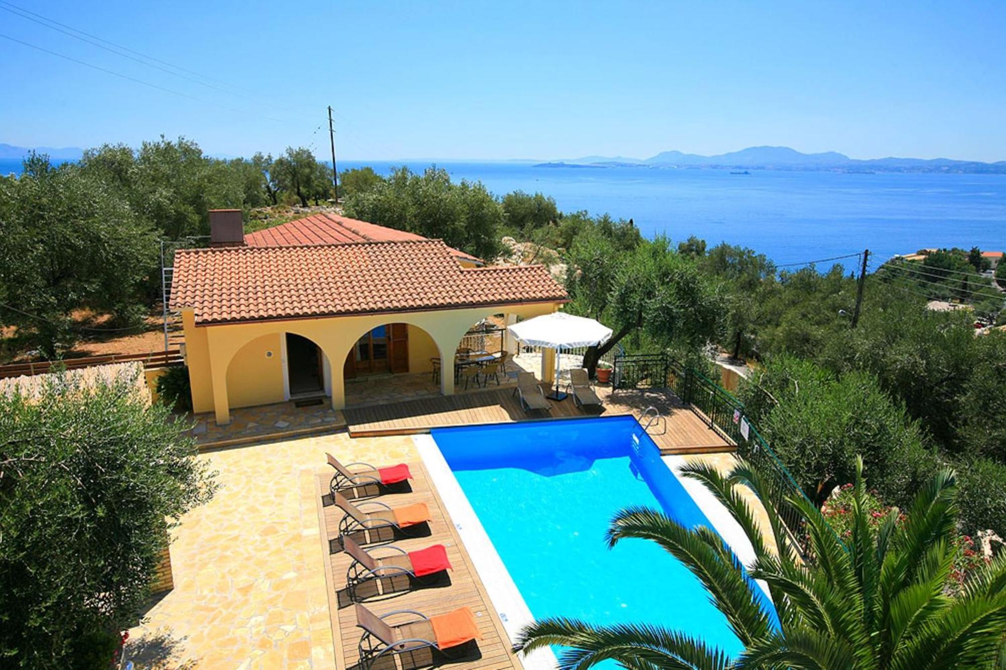 Villa Nitsa Signature Villa In Exquisite Northeastern Corfu Greece Nisaki  ภายนอก รูปภาพ